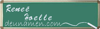 Reneé Hoelle Visitenkarte